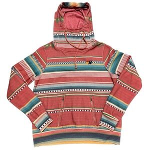 Aviator Nation UNISEX Aztec Ninja Hoodie Serape Tulum Size Medium